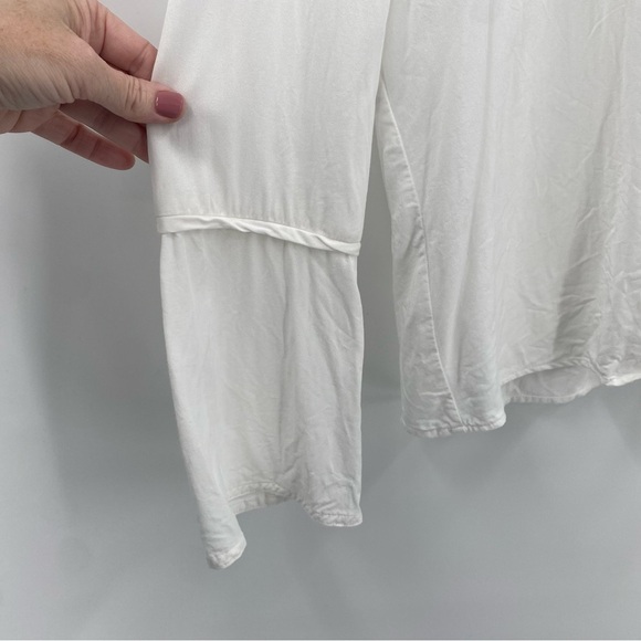 10 Crosby Derek Lam Denim White Button Down Blouse Large - Picture 4 of 7